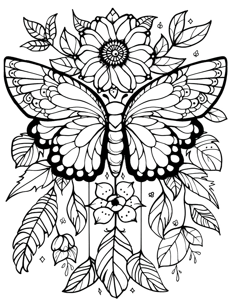  Ausmalbilder zum Ausdrucken - Oksana Graf Motiv 